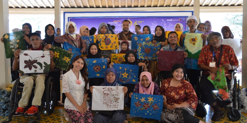 Karya Batik 100 Penyandang Disabilitas Yogyakarta Diarahkan Jadi Peluang Usaha dan Siap Dipamerkan