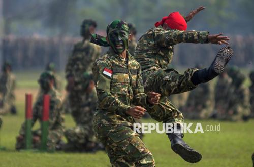 Pelatihan Militer untuk 400 Karyawan BUMN di Tangerang Selatan