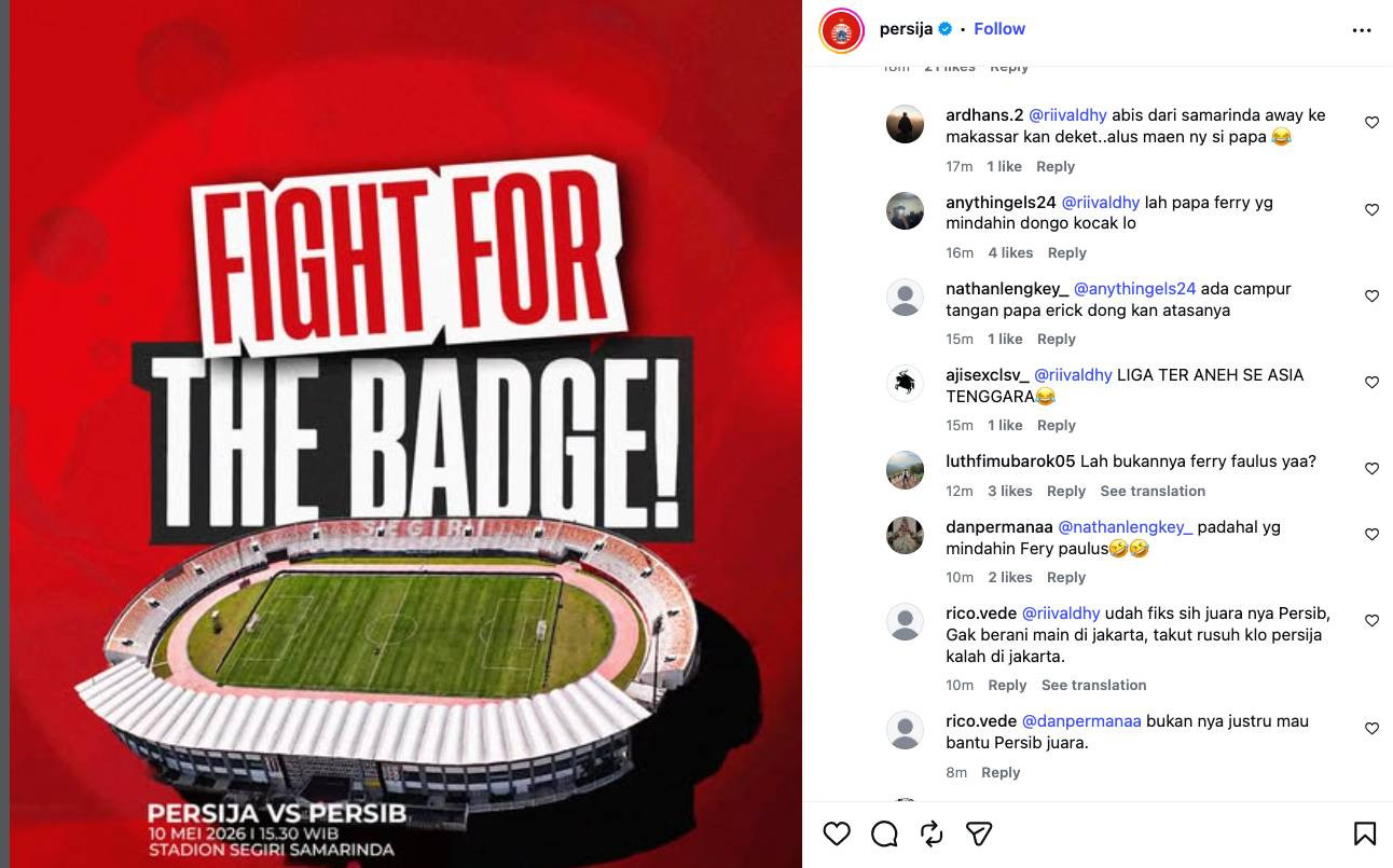 Pemindahan Pertandingan Persija Vs Persib ke Samarinda: Apa yang Terjadi?