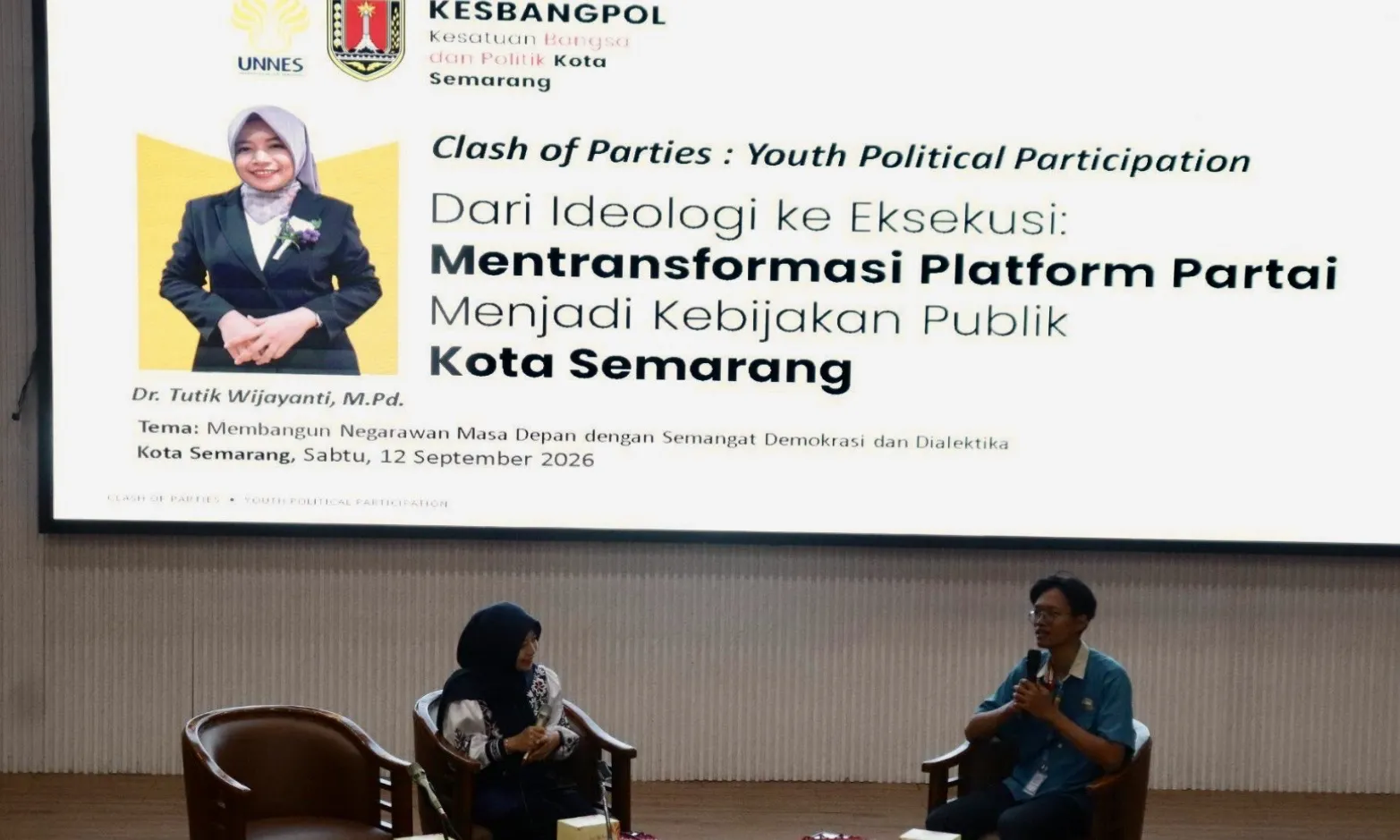 Mahasiswa Antropologi Sosial FIB Undip Gelar Edukasi Politik Menarik di Balaikota Semarang