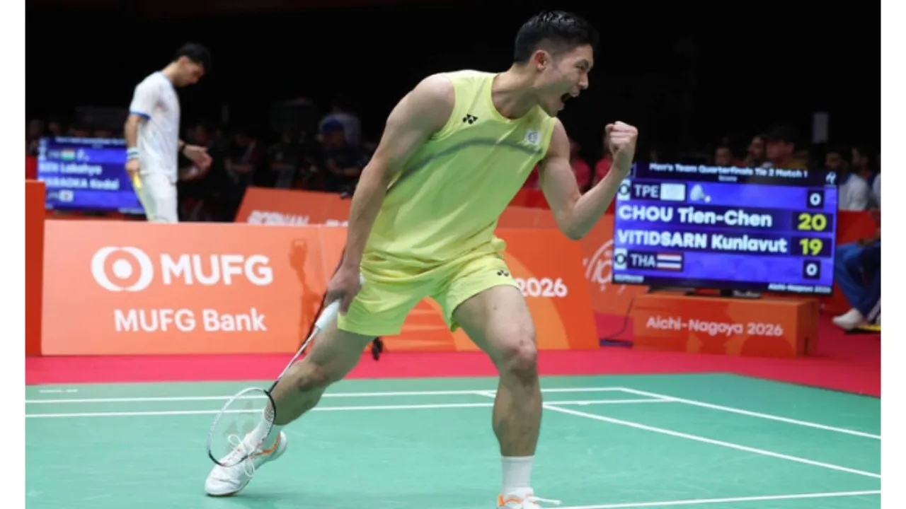 Chou Tien Chen Mengakui Kesulitan Menghadapi Kunlavut Vitidsarn di Asian Games 2026