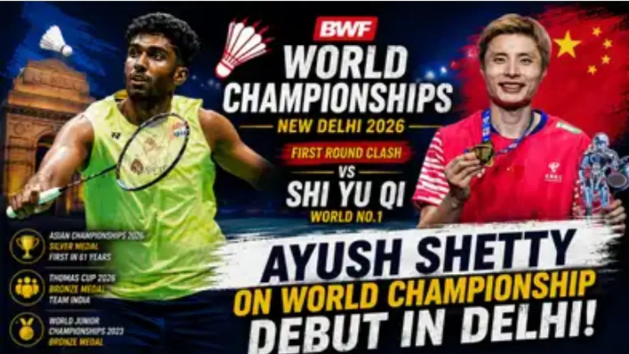 Ayush Shetty Siap Hadapi Juara Bertahan Shi Yuqi di Kejuaraan Dunia
