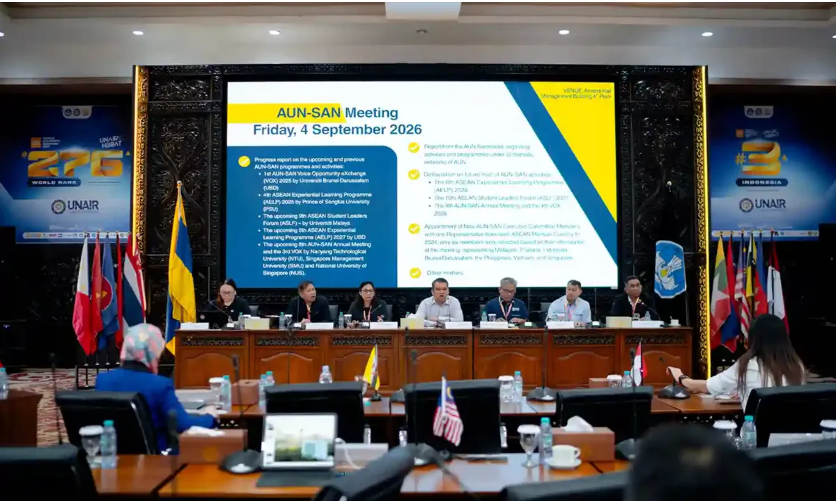 UNAIR Sukses Selenggarakan Forum AUN-SAN dan VOX Meeting untuk Keterampilan Masa Depan Mahasiswa ASEAN