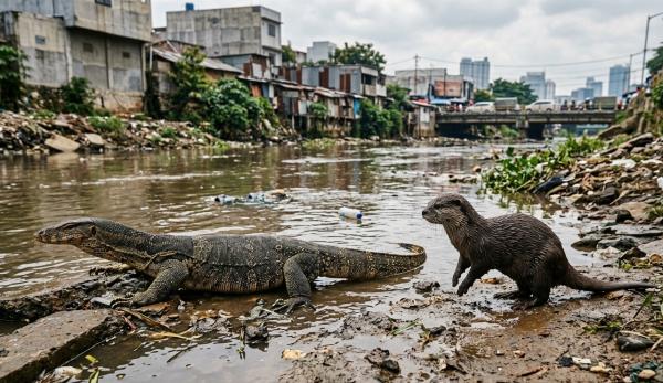 Biawak dan Berang-Berang Sebagai Predator Alami Ikan Sapu-Sapu, BRIN: Jangan Tangkap Mereka!