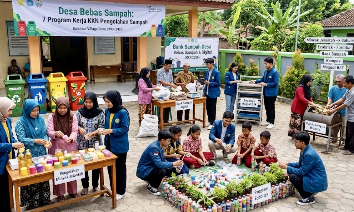 Inovasi Program Kerja KKN untuk Menciptakan Desa Tanpa Sampah