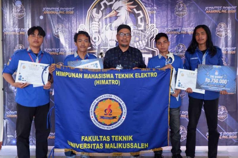 Mahasiswa Teknik Elektro Unimal Raih Empat Penghargaan di Kontes Robot Nasional PNL 2026