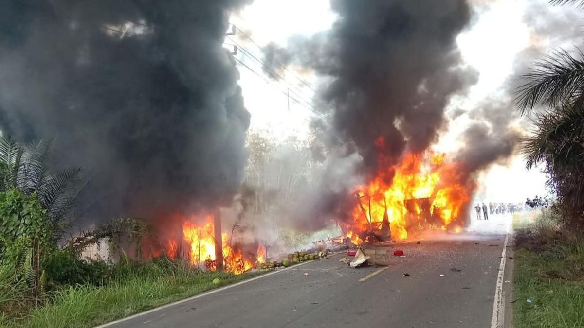 Kecelakaan Bus ALS Tabrak Truk BBM di Sumsel, 16 Orang Tewas