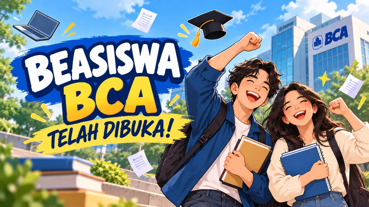 Beasiswa BCA 2027 Resmi Dibuka untuk Siswa dan Lulusan SMA/SMK