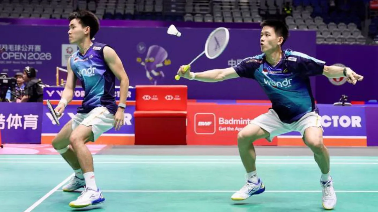 Raymond-Joaquin Berjuang Keras di China Open 2026, Kalahkan Lee Bersaudara