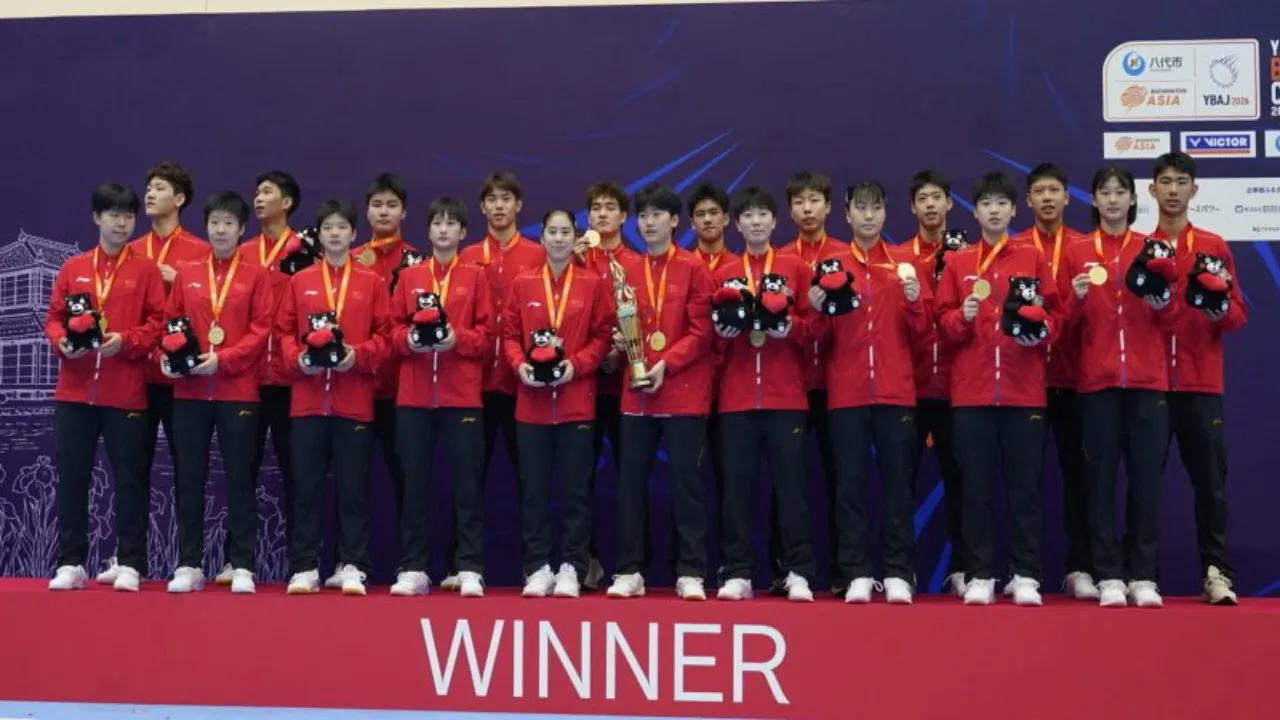 Dominasi China di Kejuaraan Asia Junior 2026 Terus Berlanjut