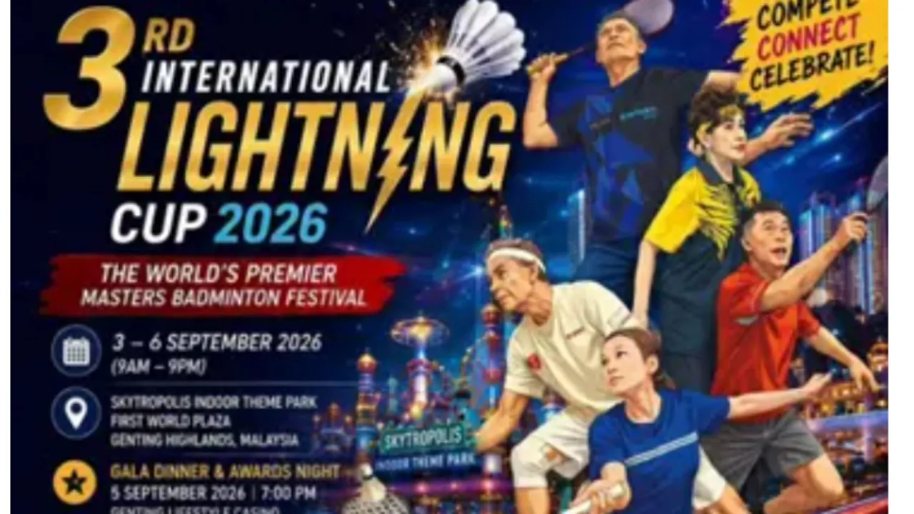Kejuaraan Bulu Tangkis Internasional Lightning Cup 2023 Siap Digelar dengan Meriah