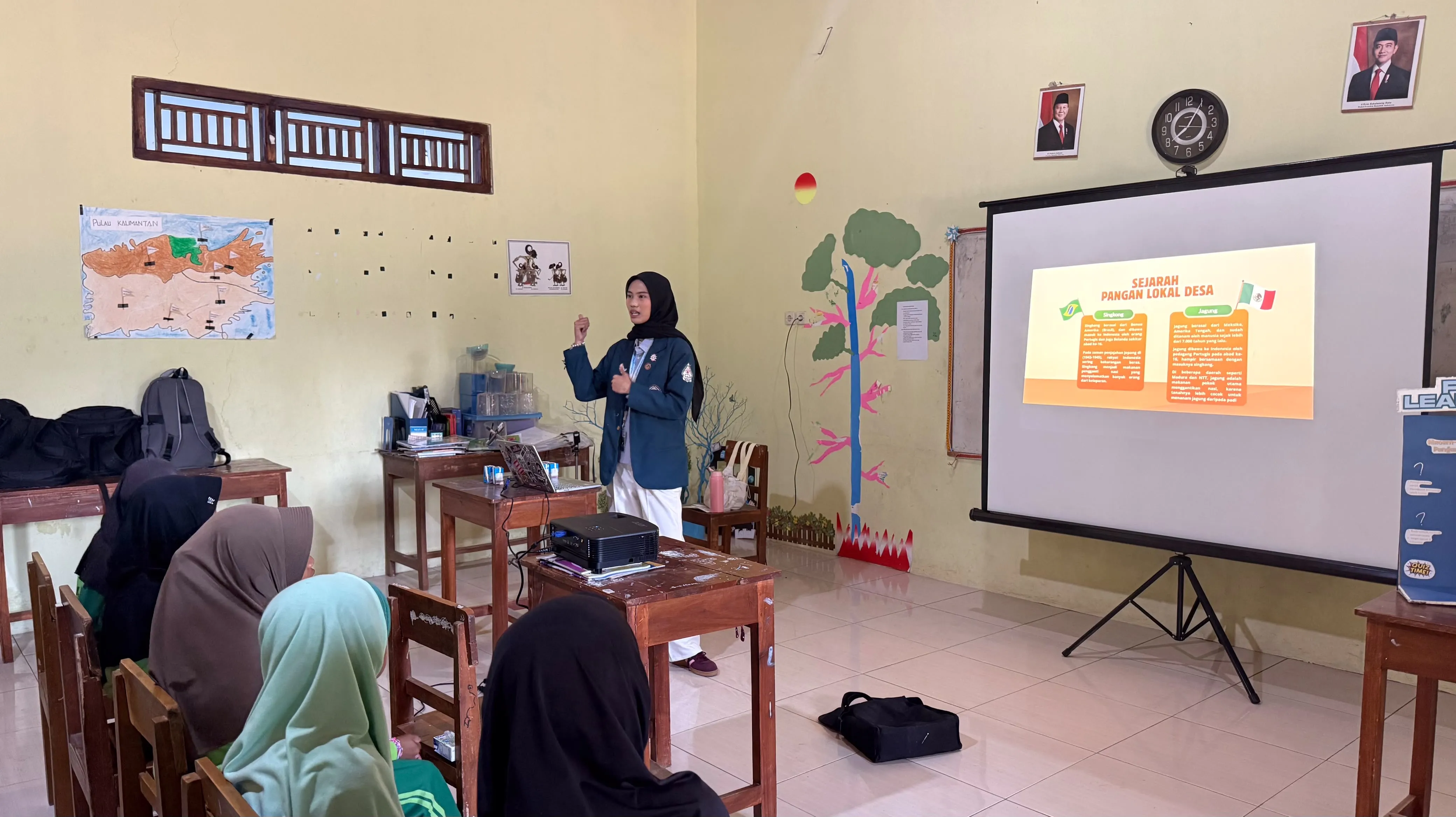 Peningkatan Kesadaran Pangan Lokal Melalui Edukasi Tim KKN Undip di MI Muhammadiyah Jatisari