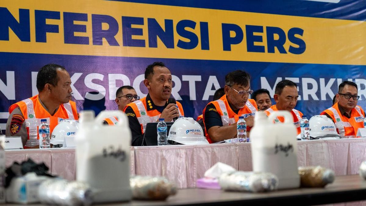 Penggagalan Ekspor Ilegal Merkuri 3,4 Ton di Surabaya