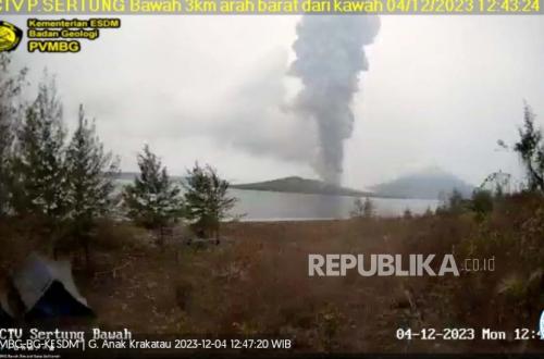 Erupsi Gunung Anak Krakatau Mencatatkan Intensitas Tertinggi Sepanjang Tahun 2026