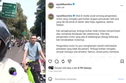 Pelaku Pemukulan Pengendara Motor di Jagakarsa Terbukti Positif Narkoba