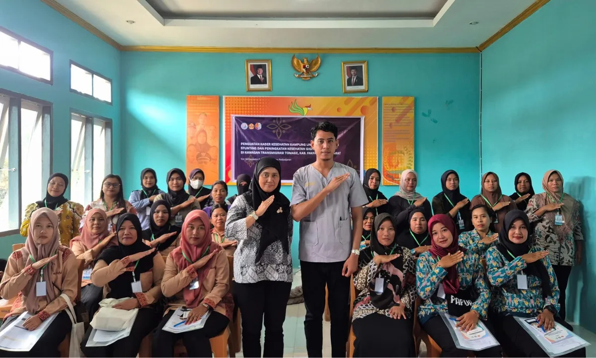 Peningkatan Kapasitas Kader Kesehatan di Fakfak untuk Mencegah Stunting Sejak Dini oleh FKG Unpad