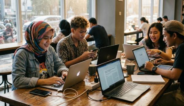 Generasi Muda Memimpin Penggunaan Internet di Indonesia pada 2026