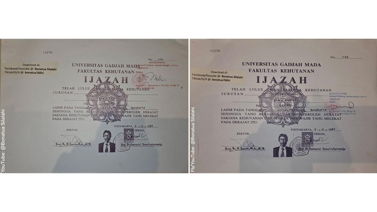 Gugatan Alumnus UGM Terhadap Ijazah Jokowi Ditolak Pengadilan