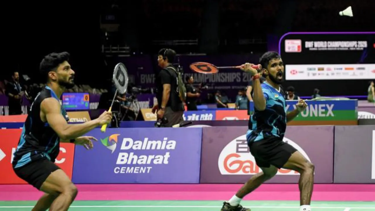 Hariharan dan MR Arjun Mundur di Pertandingan Pertama China Masters 2026