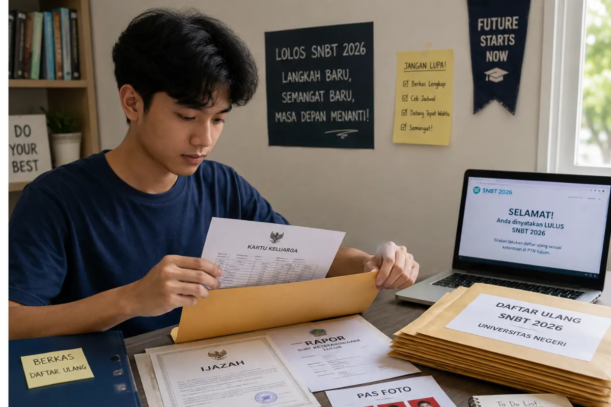 Persiapkan Diri Anda! Berikut adalah Dokumen Pendaftaran Ulang SNBT 2026