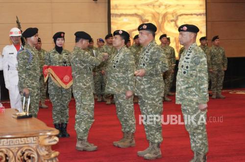 Serah Terima Jabatan di TNI, Marsda Muzafar Resmi Menjabat Pangkogabwilhan II