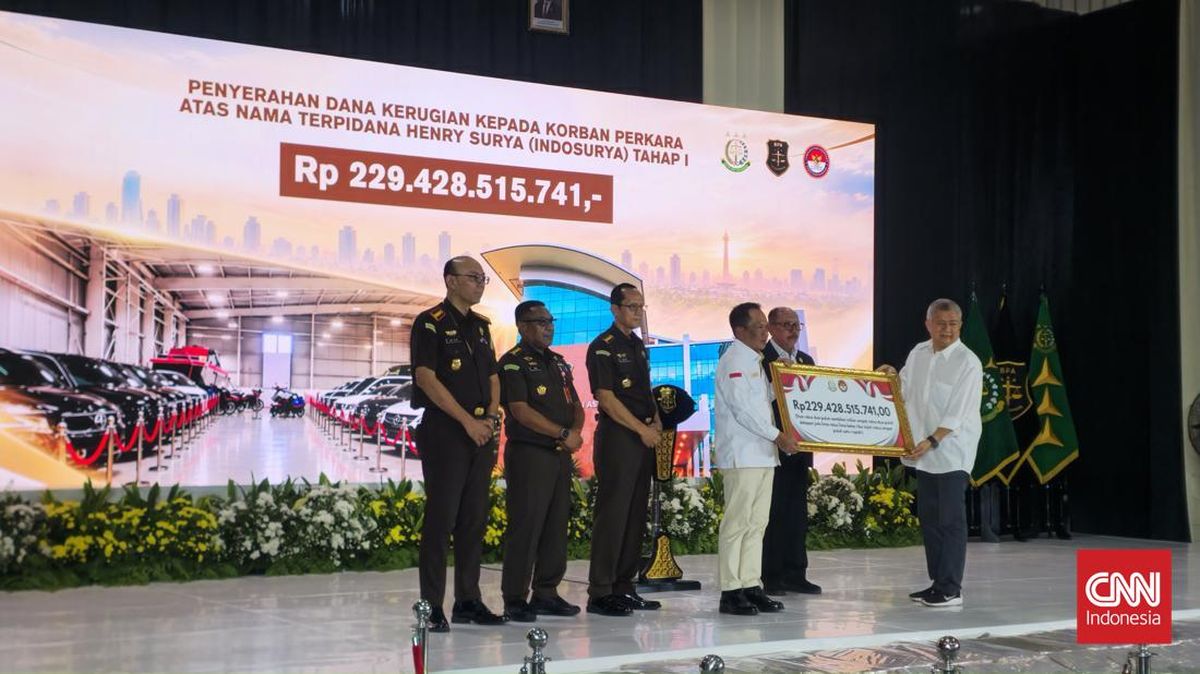 Kejaksaan Agung Salurkan Ganti Rugi Korban Indosurya Sebesar Rp229 Miliar