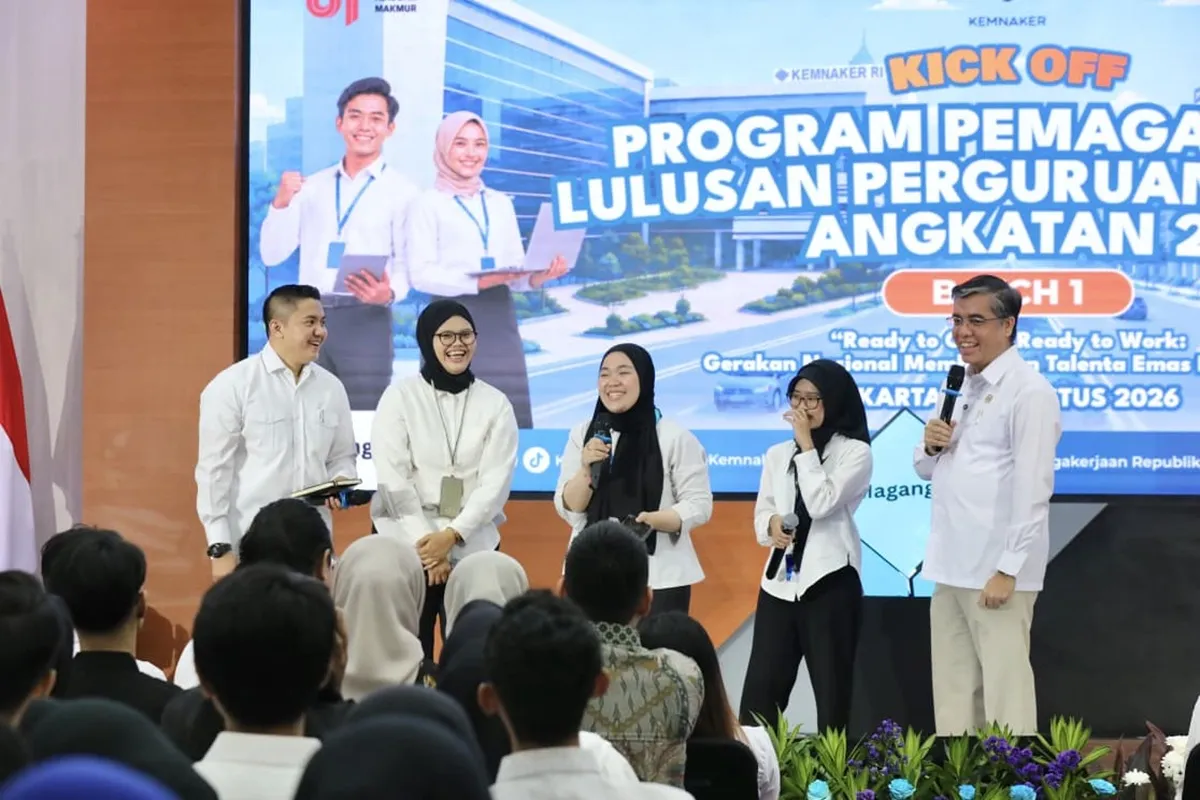 Kemnaker Melepas 46.160 Peserta Program MagangHub Angkatan II Batch 1 Tahun 2026