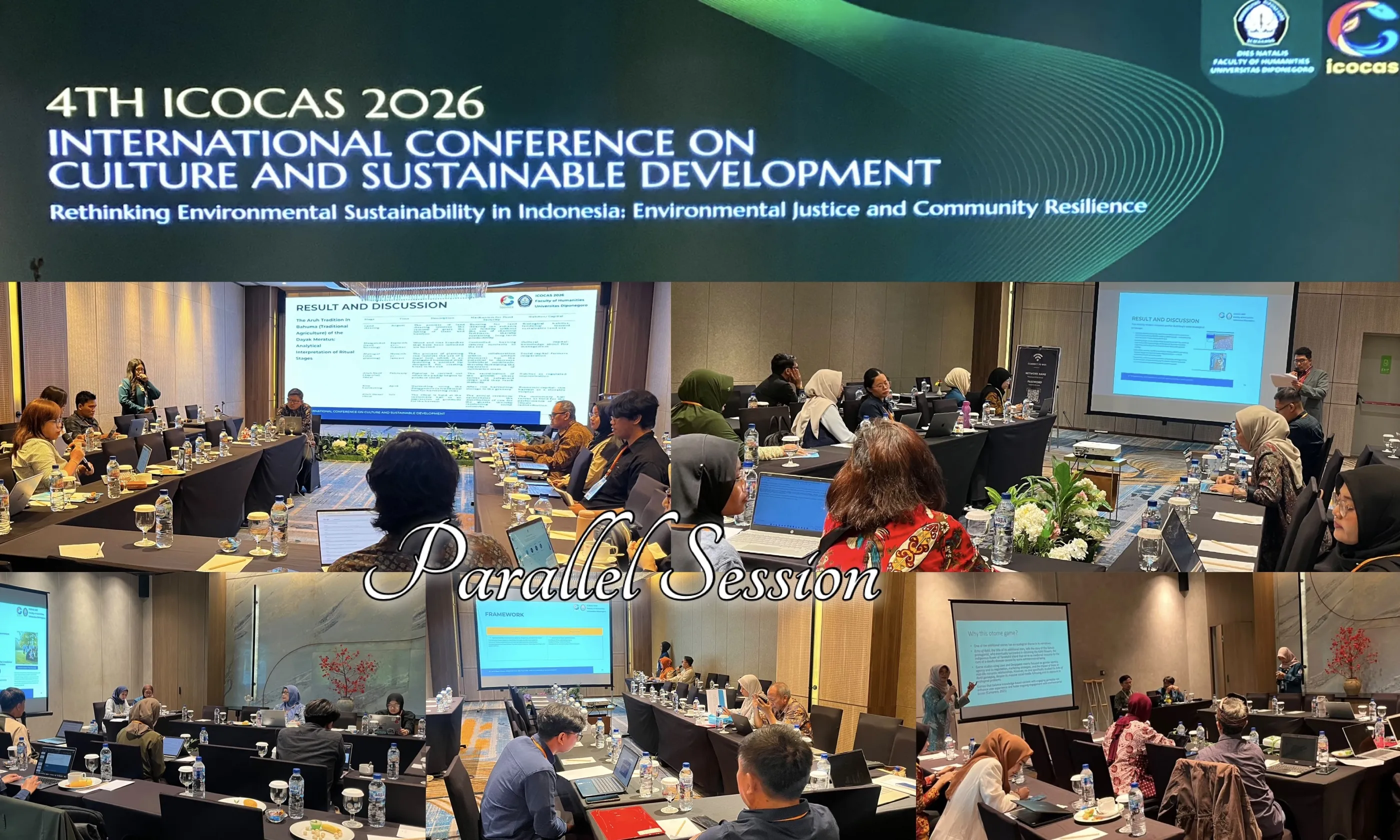 Kemeriahan Hari Kedua ICOCAS 2026: Peneliti Berbagi Inovasi Menarik tentang Ekologi dan Budaya dalam Sesi Paralel