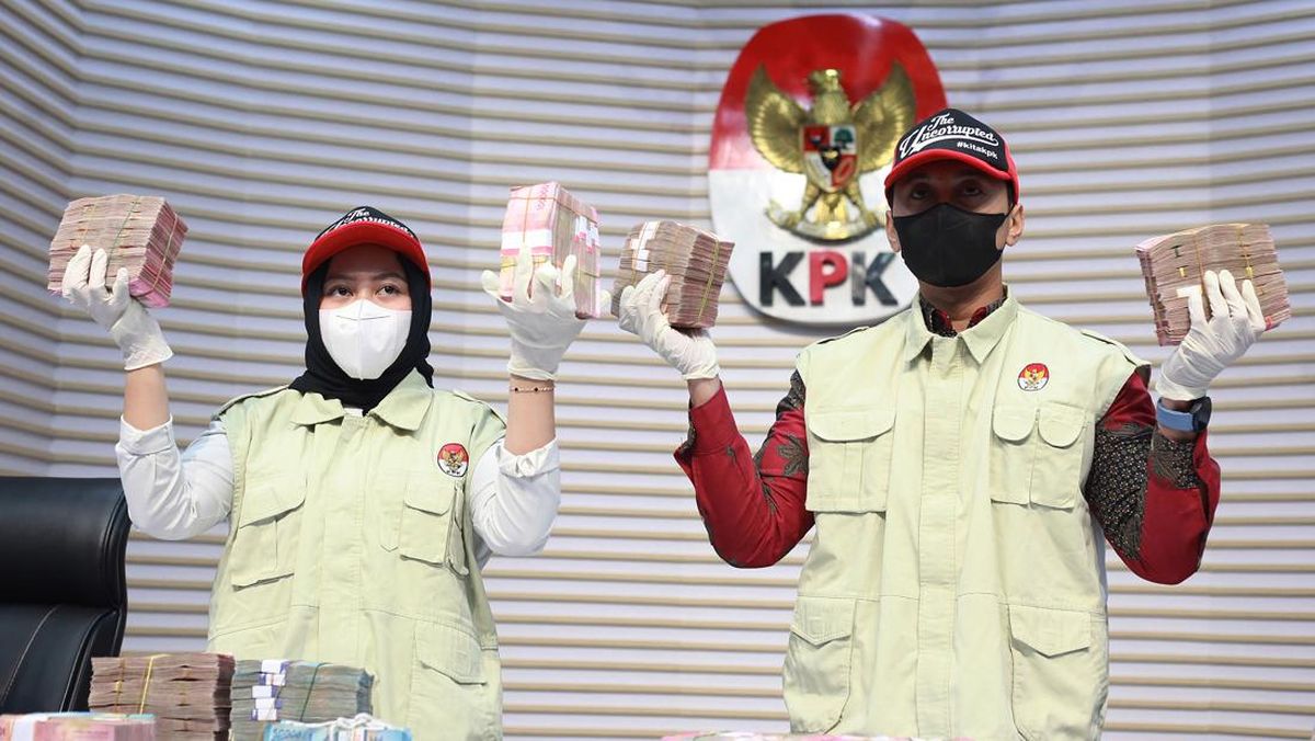 KPK Amankan Uang Rp9,5 Miliar Terkait Kasus Suap Pajak di Banjarmasin