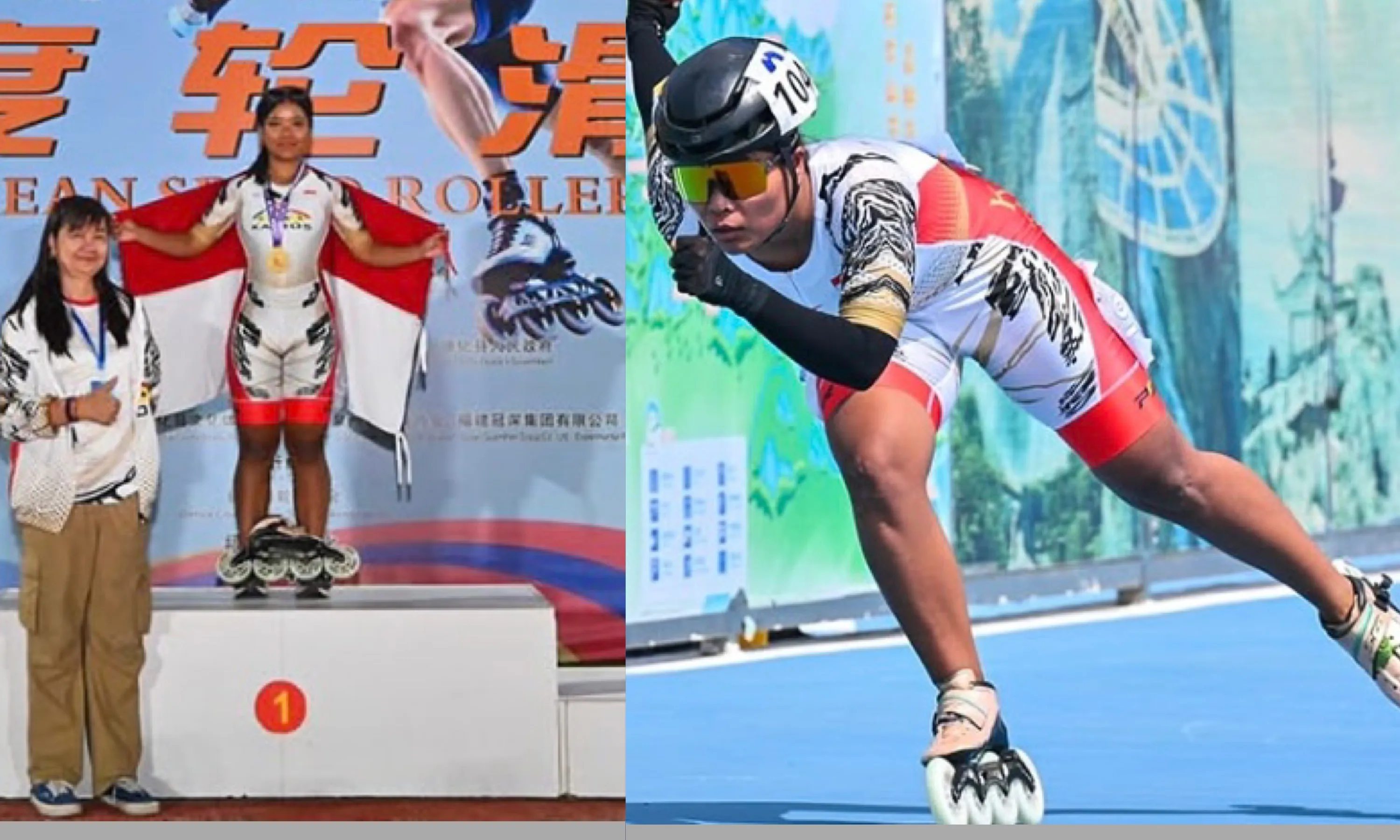 Mahasiswa FIB UNDIP Raih Tiga Medali Emas di Kejuaraan Sepatu Roda Internasional di China