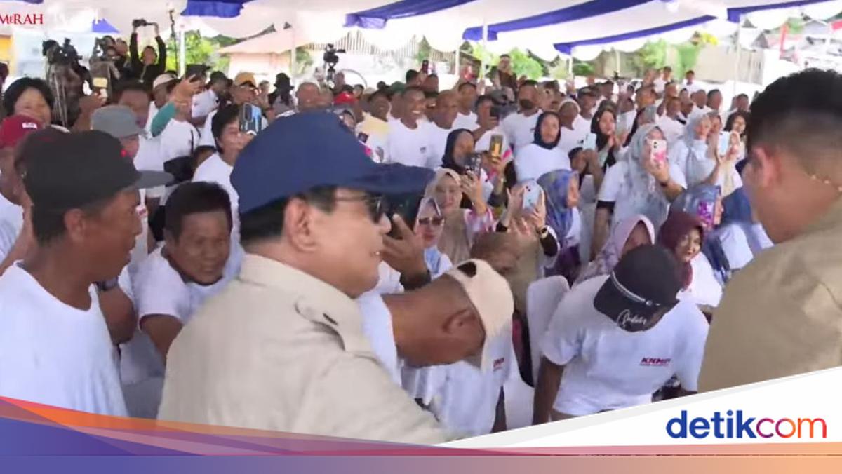 Prabowo Berinteraksi Langsung dengan Warga di Gorontalo Tanpa Paspampres