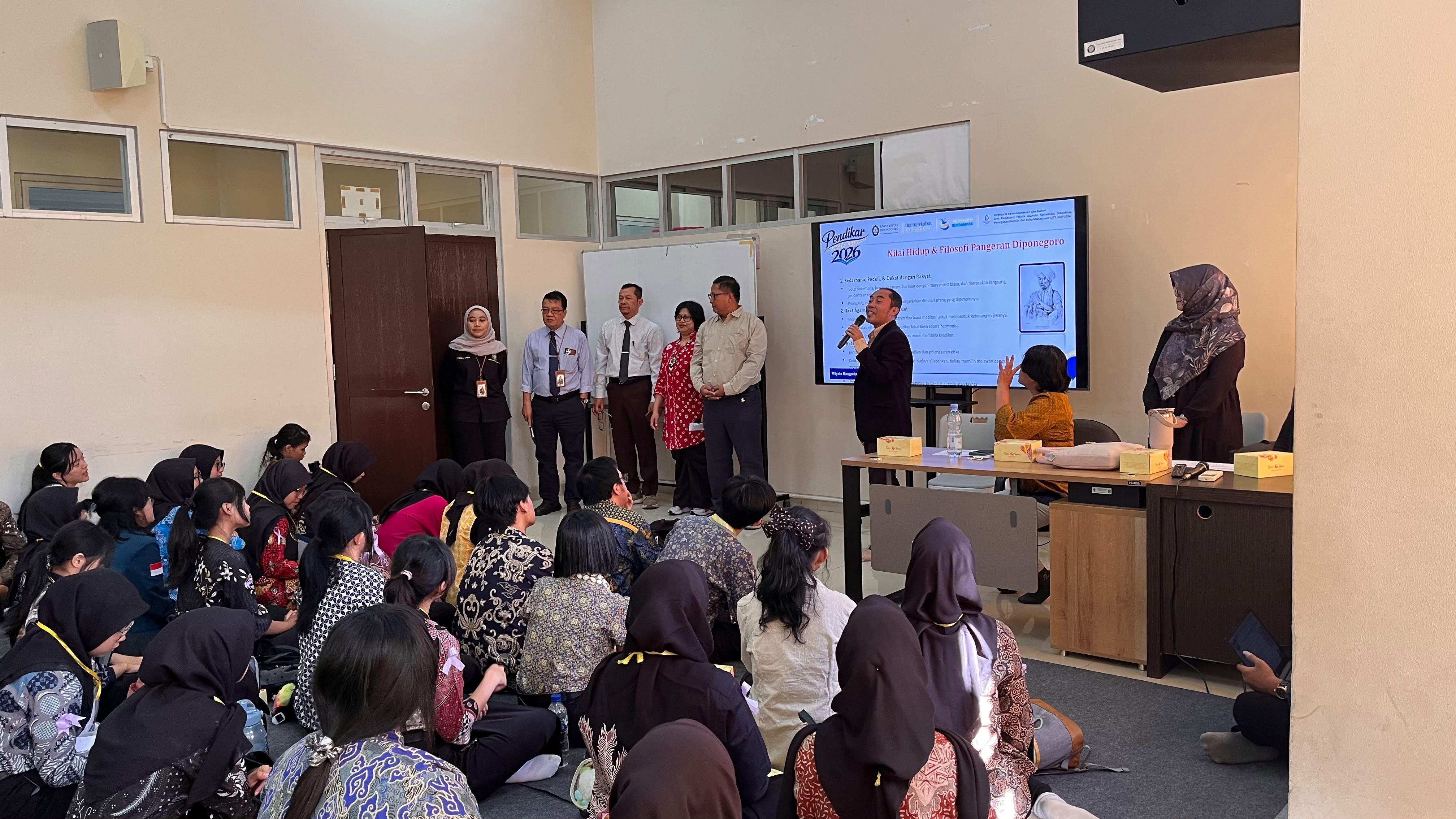 Pengawasan Pusat Terhadap Pendikar FIB UNDIP 2026: Menanamkan Nilai Peduli dan Tangguh
