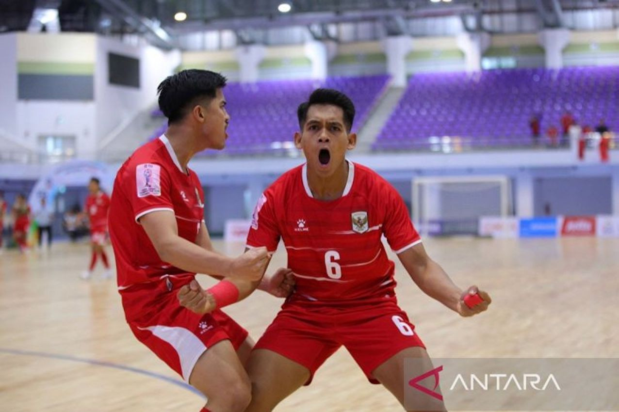 ---
Tim Futsal Indonesia Raih Peringkat 14 Dunia dan Masuk Empat Besar Asia

---