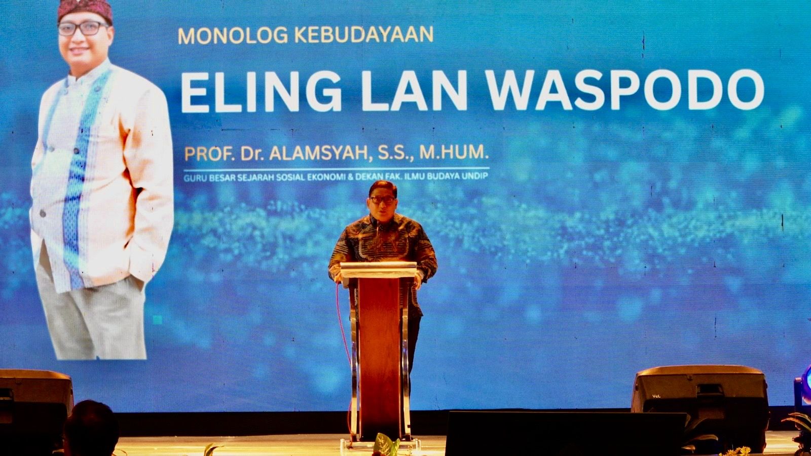 Pesan Kebudayaan Melalui Monolog “Eling lan Waspada” di National Anti Fraud Conference 2026