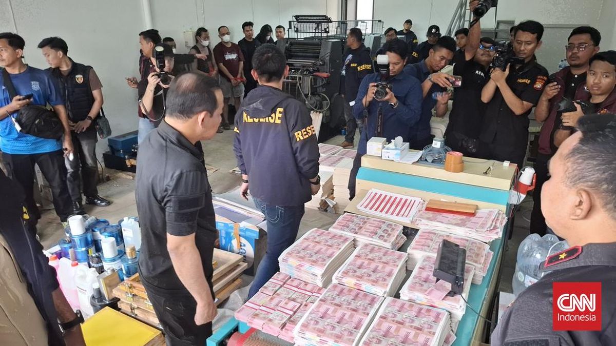 Polda Metro Jaya Ungkap Pabrik Uang Palsu Senilai Rp36 Miliar di Tangerang Selatan