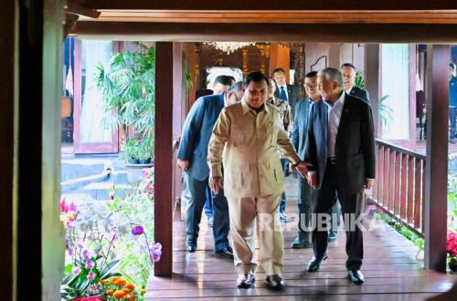 Prabowo Sambut Kunjungan Wakil Perdana Menteri Malaysia di Hambalang
