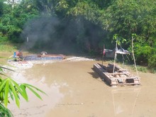 Tanggapan Segera Satgas 110, Polisi Tindak PETI yang Mengganggu Kegiatan Ibadah di Kuansing