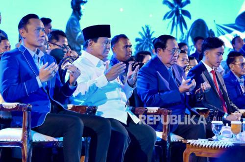 Prabowo Kenang Masa di Akmil dan Puji SBY di HUT Partai Demokrat