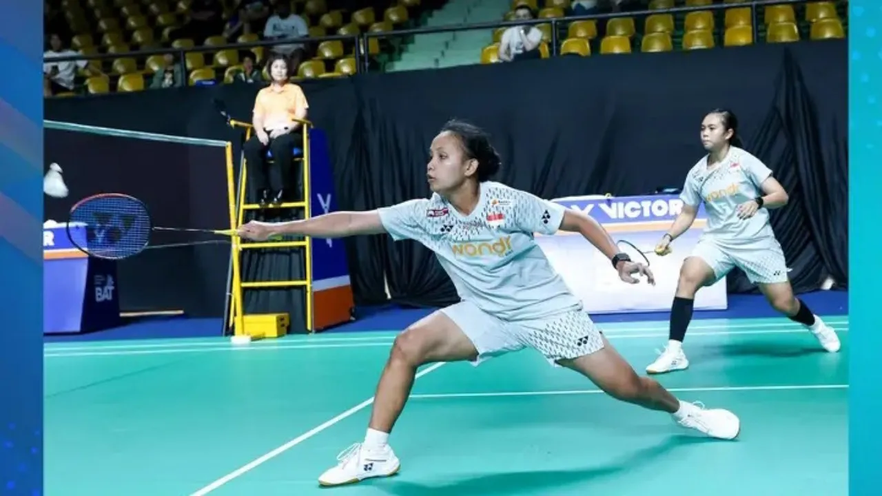 Isyana/Rinjani Kejutkan Unggulan Ketujuh, Melaju ke 16 Besar Thailand Open 2026