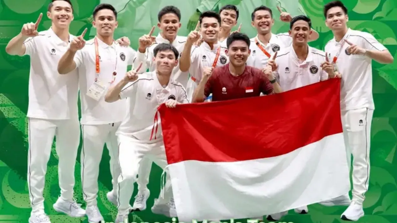 Tim Bulu Tangkis Putra Indonesia Raih Emas di Asian Games 2026