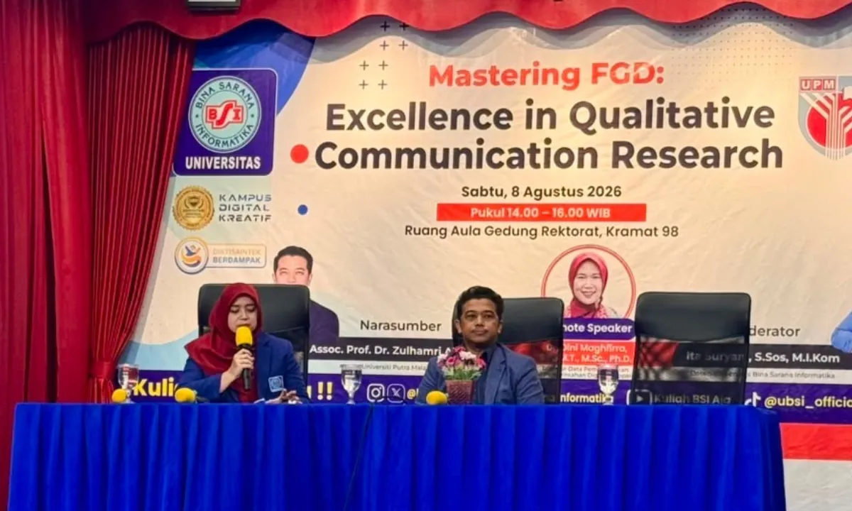 Kolaborasi FKB UBSI dan Bappenas serta UPM untuk Meningkatkan Kualitas Penelitian Kualitatif Melalui Workshop FGD