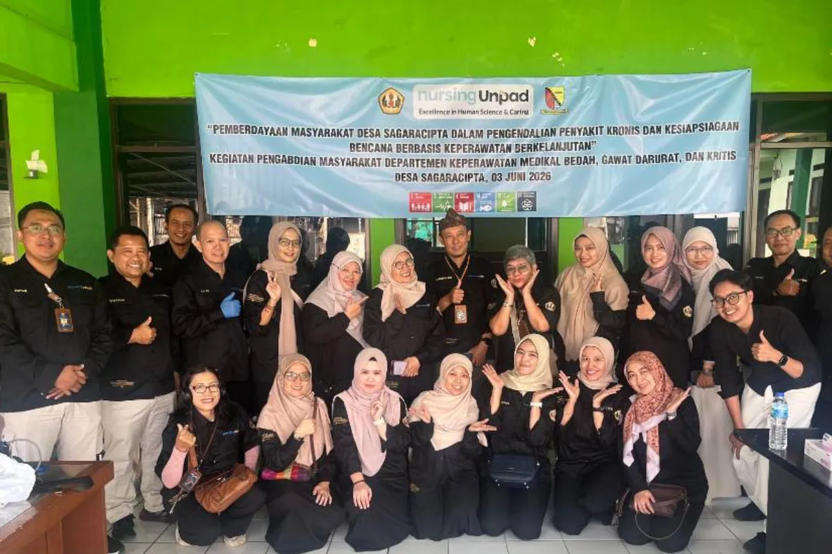 Pemberdayaan Masyarakat Desa Sagaracipta oleh Unpad: Pengelolaan Penyakit Kronis dan Mitigasi Bencana