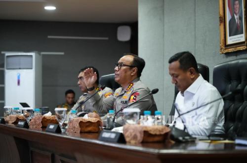 Konsolidasi Strategi Menghadapi El Nino dan Karhutla oleh Wakapolri dan Wamen Kehutanan